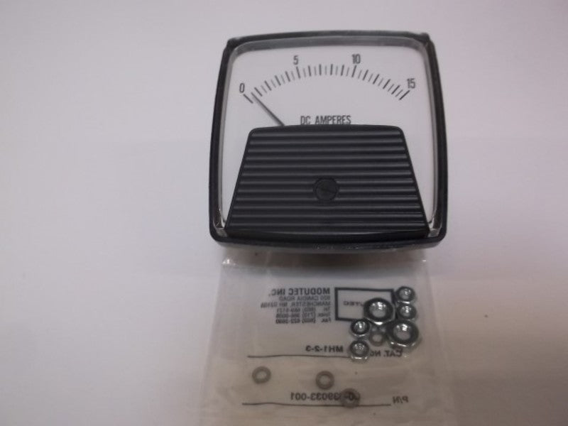 MODUTEC R2PB-DAA-015-U PANEL METER 0-15 DC AMPERES  NSMP
