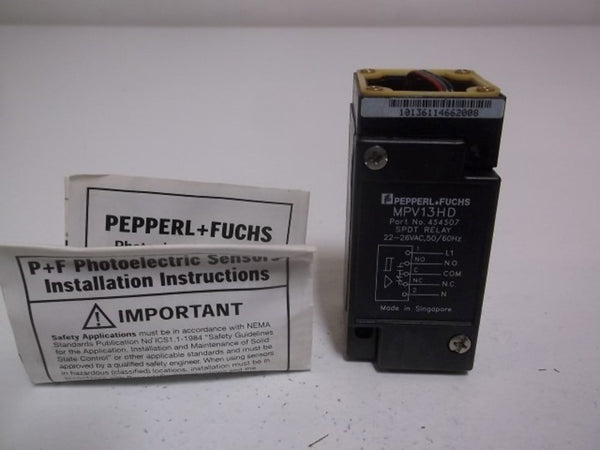PEPPERL+FUCHS MPV13HD PHOTO AUTOMATION SENSOR  NSMP