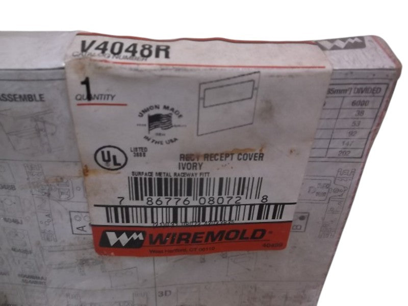 LOT OF 5 WIREMOLD V4048R RECEPTACLE COVER NSMP