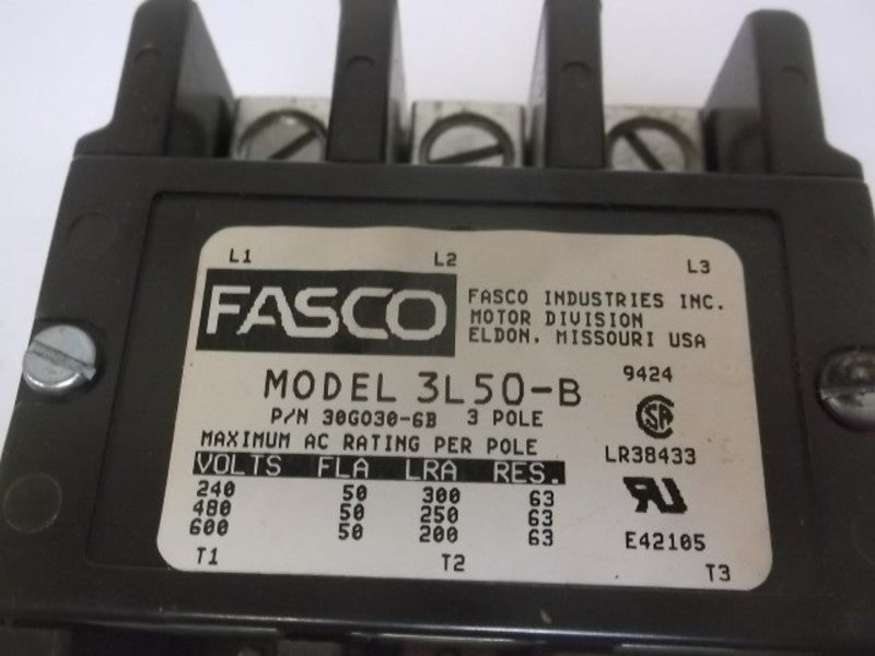 FASCO 3L50-B CONTACTOR  NSNP