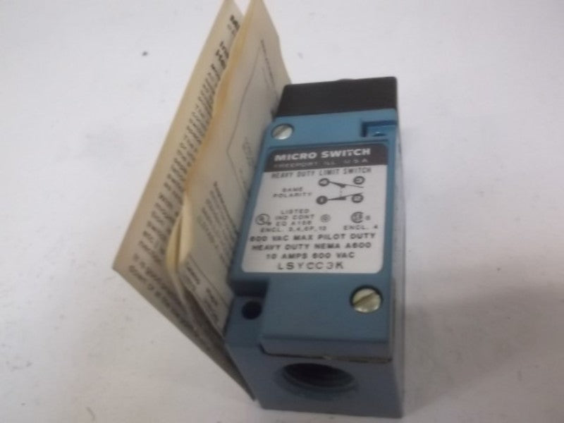 MICRO SWITCH LSYCC3K  NSMP
