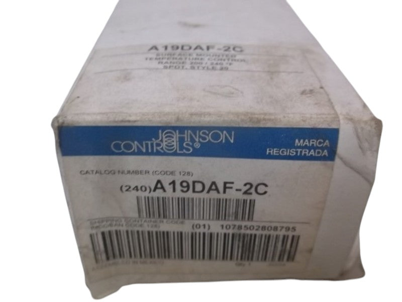 JOHNSON CONTROLS A19DAF-2C TEMPERATURE CONTROL  NSMP