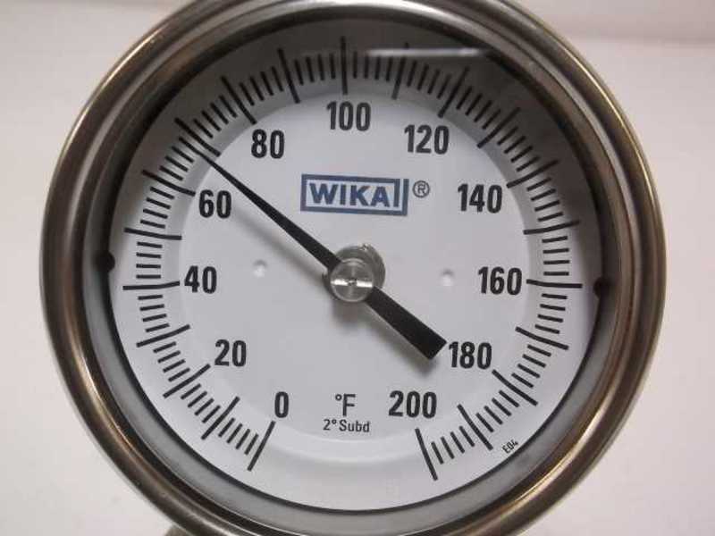 WIKA TI.31 BIMETAL THERMOMETER 4" STEM  NSMP