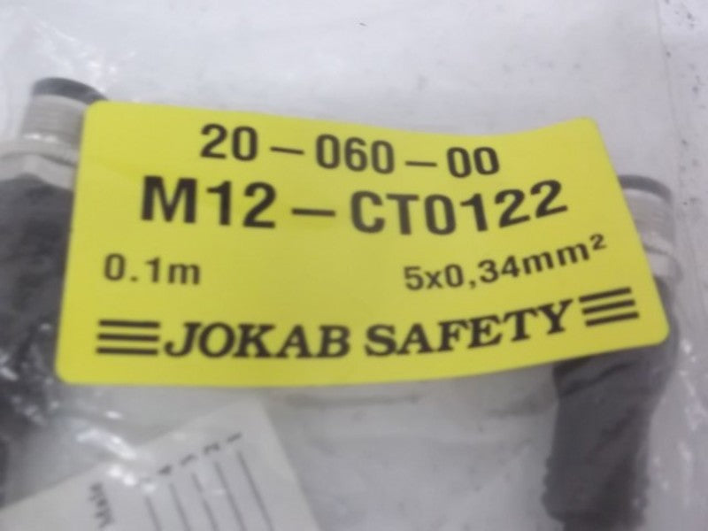 JOKAB M12-CT0122 TRANSFER CABLE CORDSET  NSNP IN BAG
