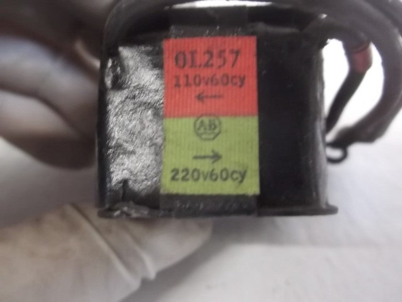 ALLEN BRADLEY 0L257 COIL 220/110V  UNMP