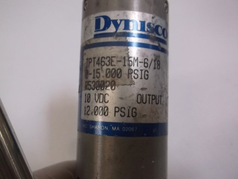 DYNISCO TPT463E-15M-6/18 PRESSURE/TEMPERATURE TRANSDUCER  UNMP