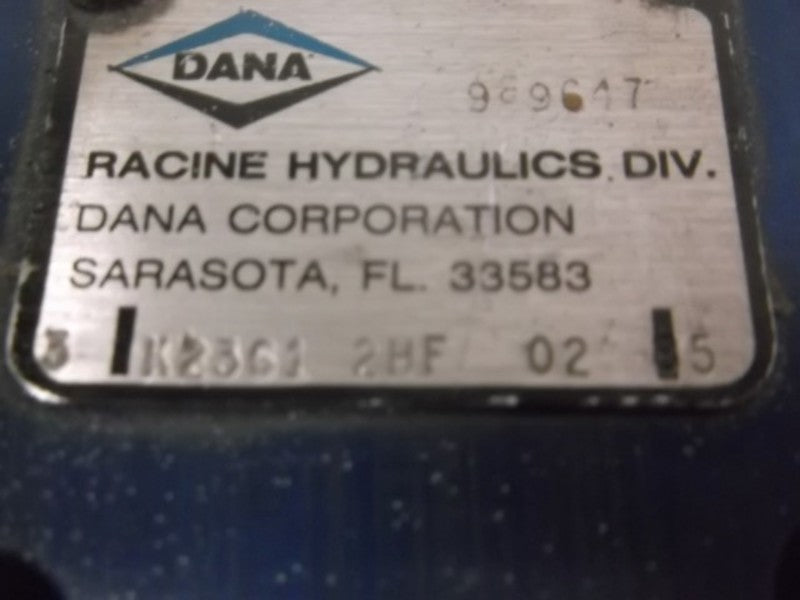 RACINE K2361 2HF HYDRAULIC VALVE  UNMP