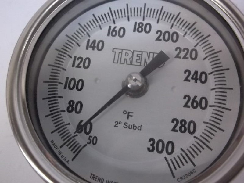 TREND CR3206C BI-METAL THERMOMETER 50-300 F'  NSMP