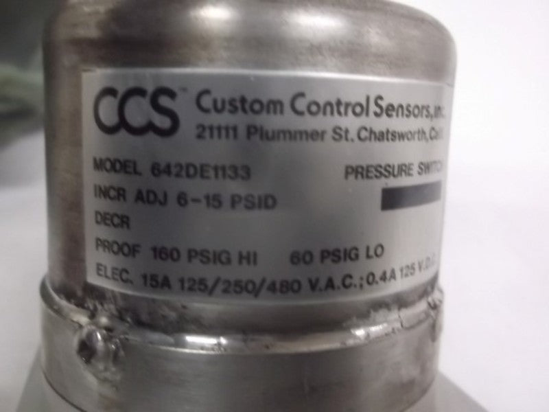 CCS 642DE1133 PRESSURE SWITCH  NSMP