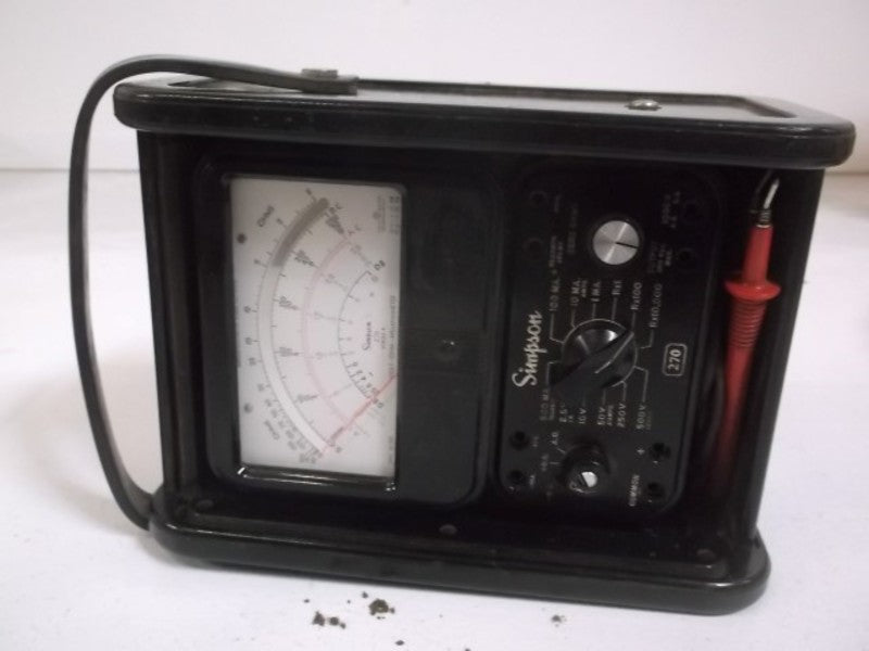SIMPSON 270 SERIES 4 VOLT OHM MILLIAMMETER  UNMP