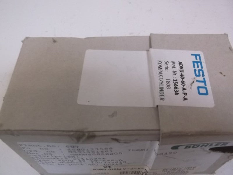 FESTO ADVU-40-60-A-P-A COMPACT CYLINDER  NSFS