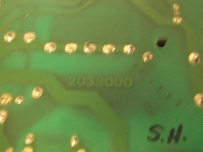 HDR 2033000 CONTROL CARD  UNMP
