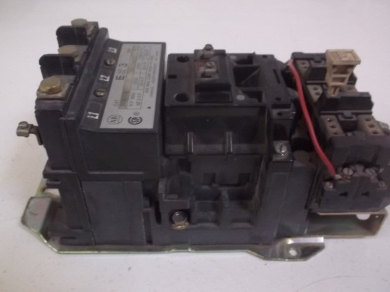ALLEN BRADLEY 509-DOC SER A NEMA FULL VOLTAGE NON REVERSING STARTER  UNMP