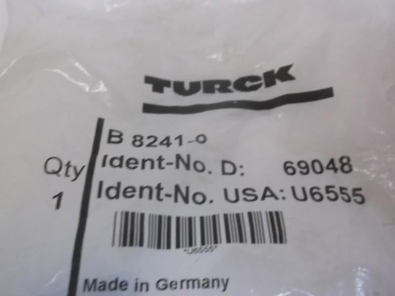 TURCK U6555 FIELD WIREABLE PLUGS AND RECEPTACLES  FACTORY BAG