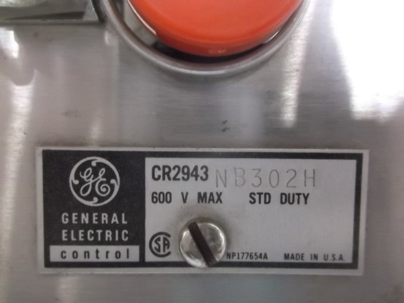 GENERAL ELECTRIC CR2943NB302H MOTOR CONTROL (AS PICTURED)  UNMP