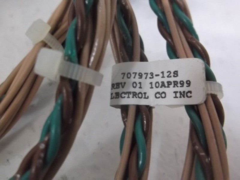 RELIANCE ELECTRIC 707973-12S CABLE ASSEMBLY 12PIN/10PIN PCB  NSNP