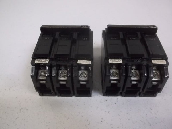 LOT OF 2 GENERAL ELECTRIC THQC32020WL CIRCUIT BREAKERS NSMP