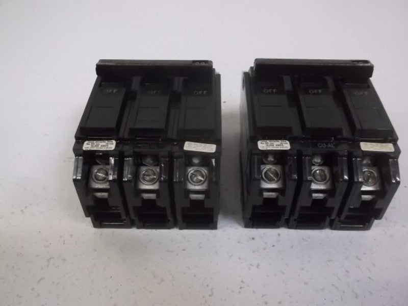 LOT OF 2 GENERAL ELECTRIC THQC32020WL CIRCUIT BREAKERS NSMP