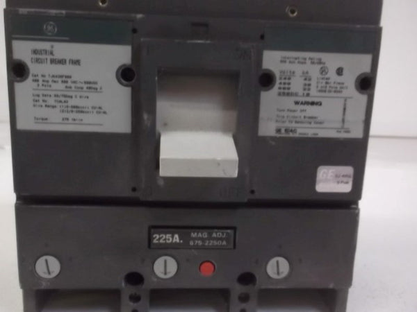GENERAL ELECTRIC TJK436225 CIRCUIT BREAKER 400AMP 3POLE  NSNP