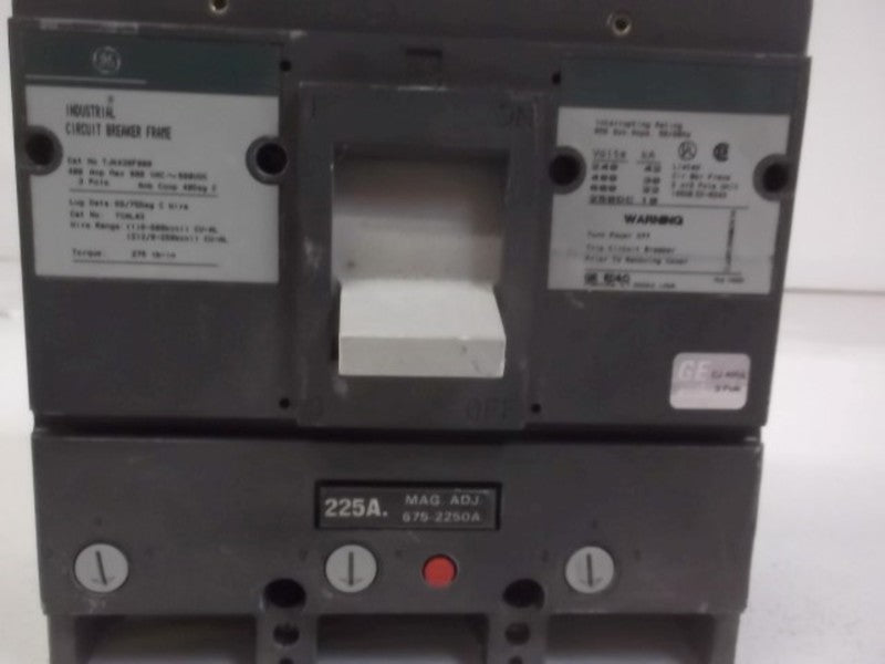 GENERAL ELECTRIC TJK436225 CIRCUIT BREAKER 400AMP 3POLE  NSNP