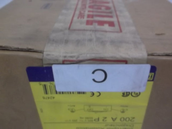 SQUARE D KAL26200 CIRCUIT BREAKER MOLDED CASE 200A 2P  NSFS