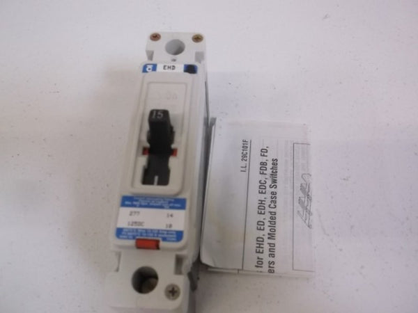 CUTLER HAMMER EHD1015V CIRCUIT BREAKER 15A 277VAC  NSMP