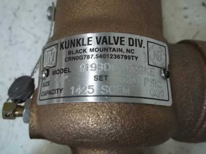 KUNKLE 919BDV03BKE SOLENOID VALVE  NSNP