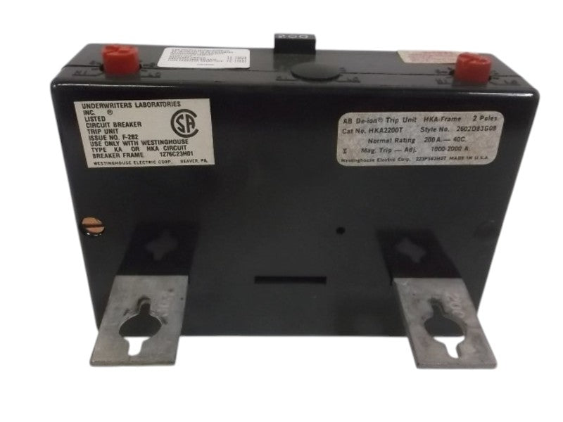 WESTINGHOUSE HKA2200T BREAKER TRIP UNIT 200A 2P  UNMP