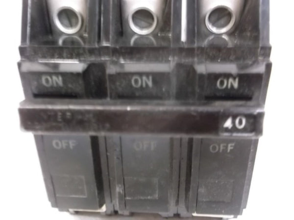 GENERAL ELECTRIC THQC32040 CIRCUIT BREAKER 40A 3P 240VAC  NSNP