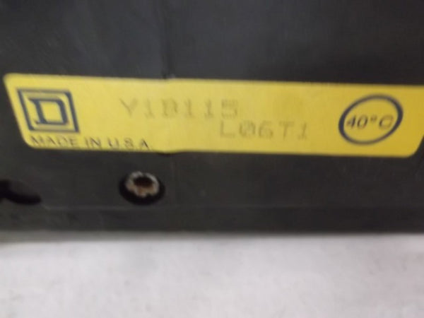 SQUARE D Y1B115 MOLDED CASE CIRCUIT BREAKER 15A 1P 277V (AS PICTURED) UNMP