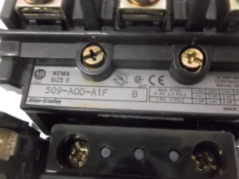 ALLEN BRADLEY 509-AOD-A1F SER. B UNMP