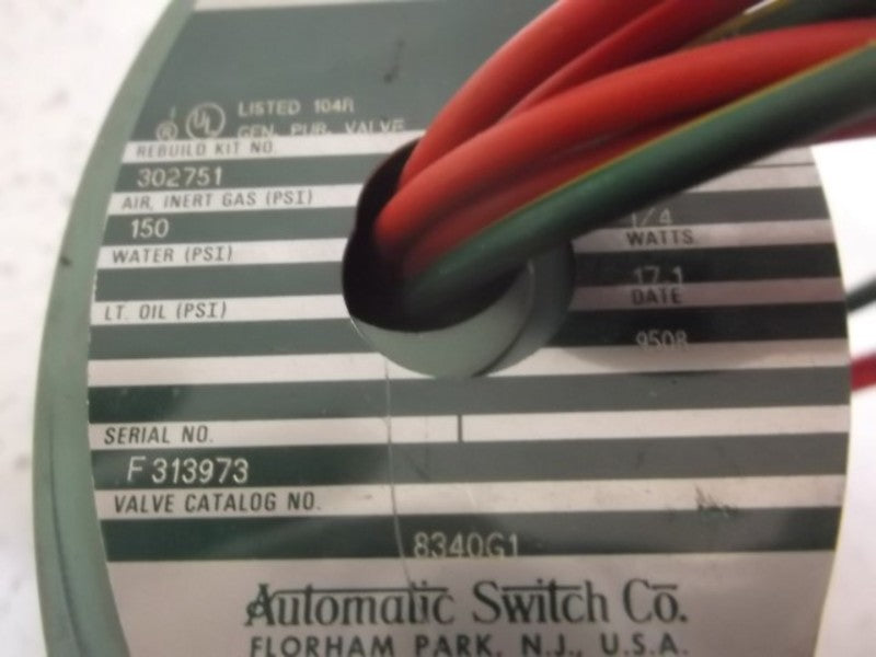 ASCO 8340G1 UNMP
