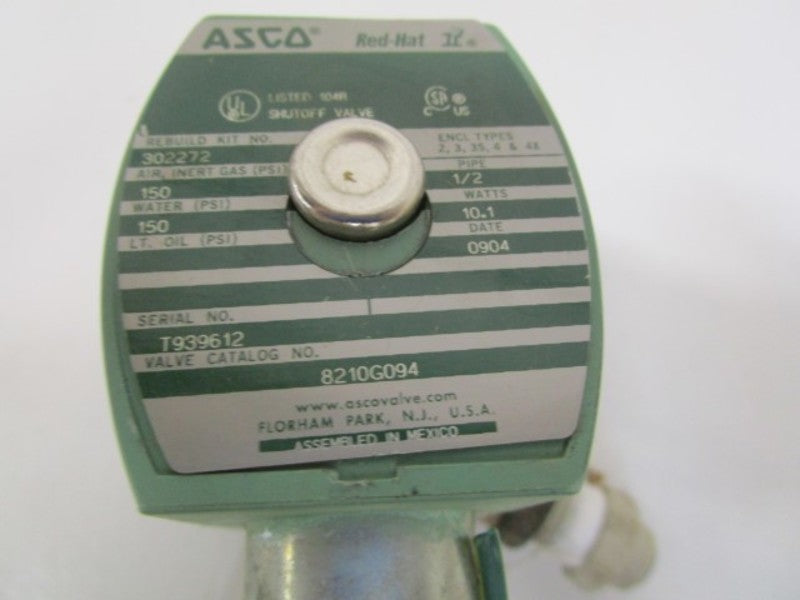 ASCO 8210G94 SOLENOID VALVE  UNMP