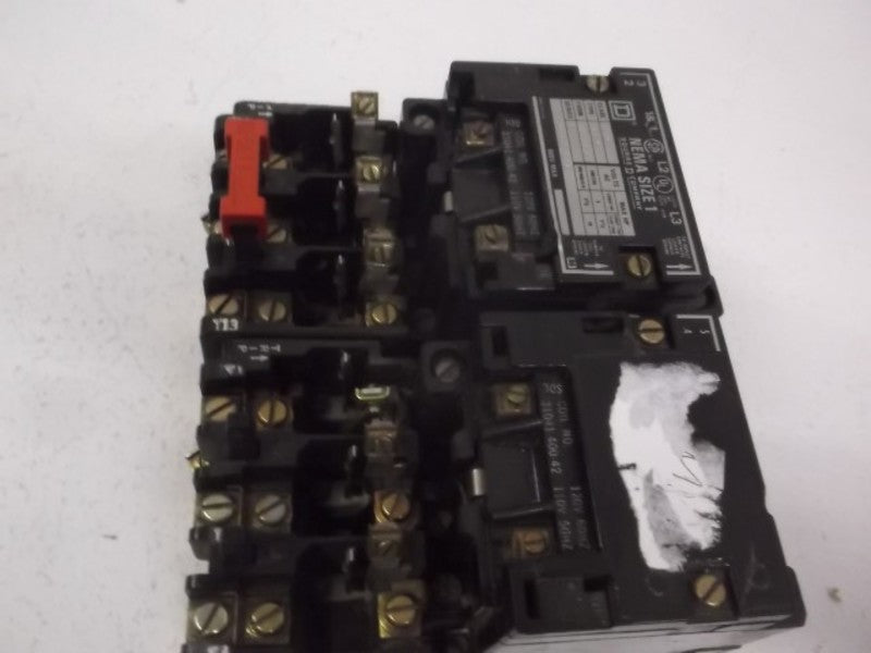 SQUARE D 8810-SCO-4 CONSTANT/VARIABLE STARTER NEMA SIZE 1  UNMP