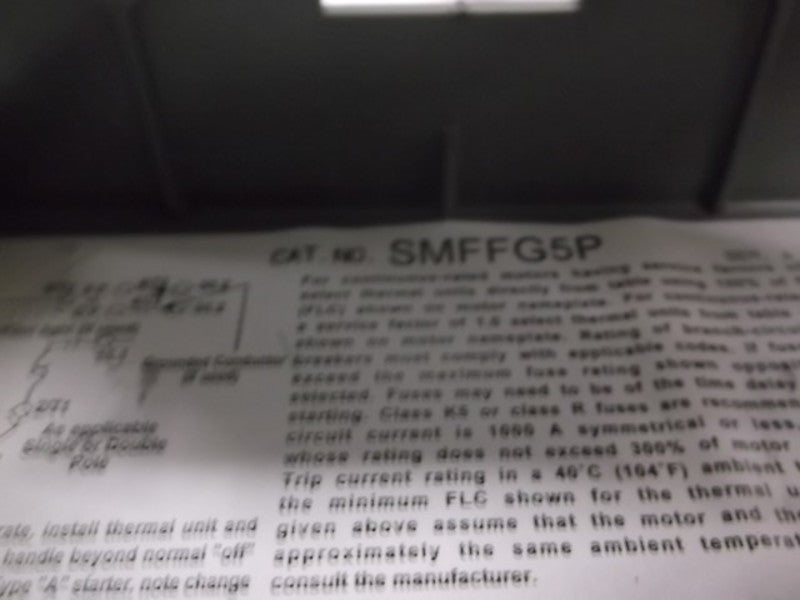 SIEMENS SMFFG5P TOGGLE SWITCH (AS PICTURED)  NSNP