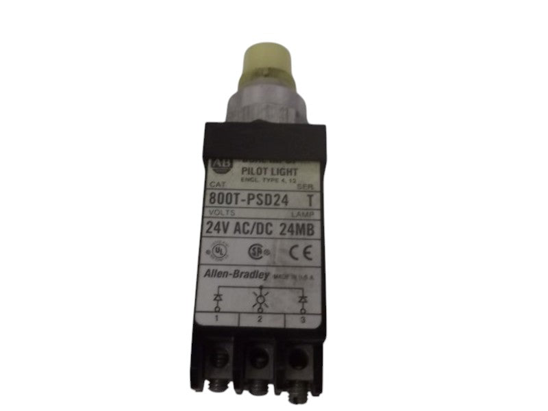 ALLEN BRADLEY 800T-PSD24 SER. T SMALL PILOT LIGHT  UNMP