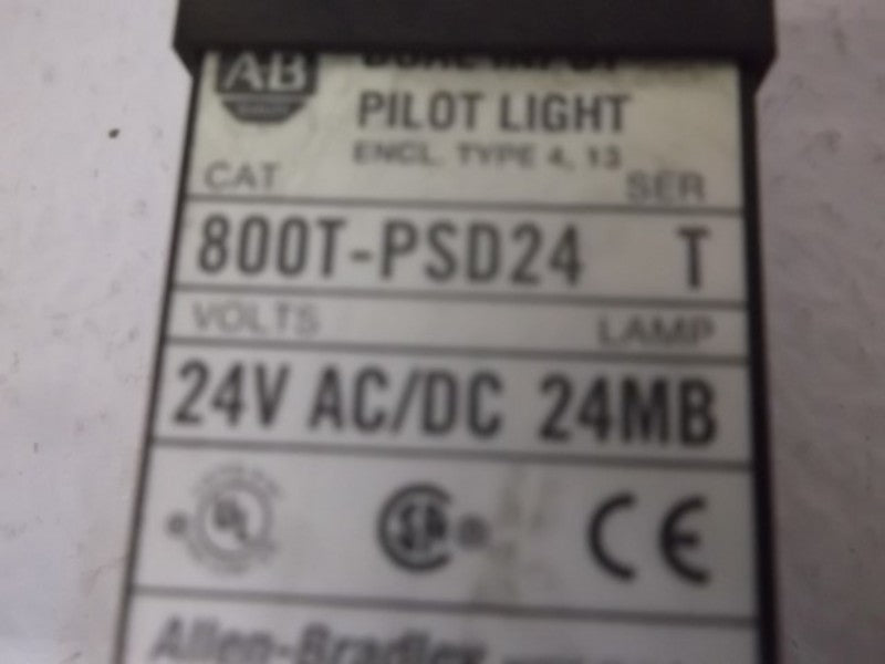 ALLEN BRADLEY 800T-PSD24 SER. T SMALL PILOT LIGHT  UNMP