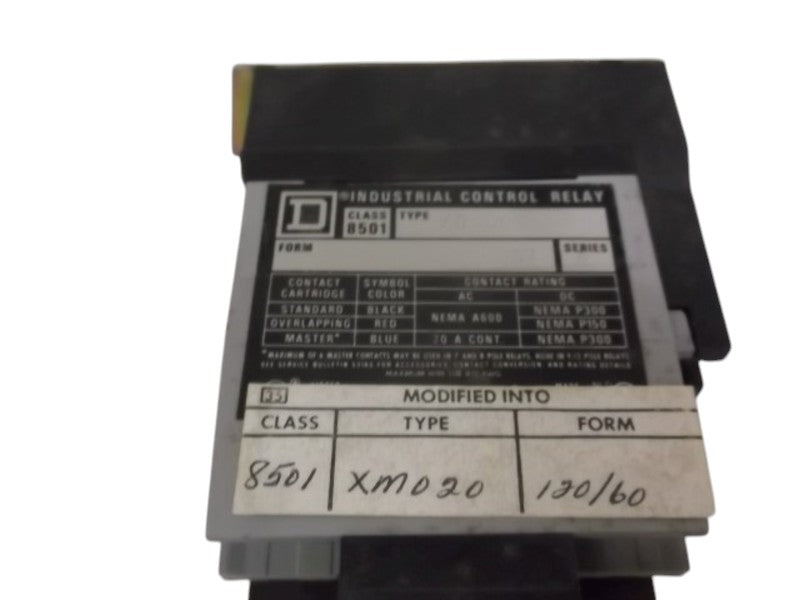 SQUARE D 8501XM020  UNMP