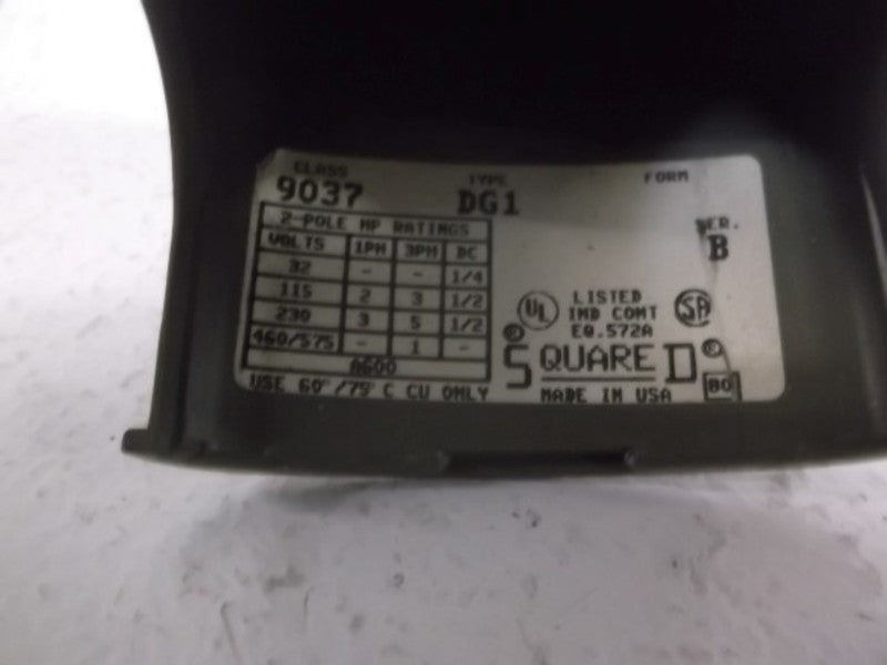 SQUARE D 9037-DG1 FLOAT SWITCH  UNMP