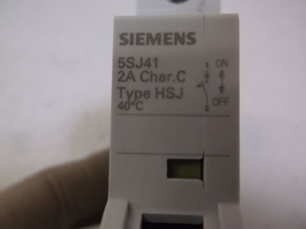 SIEMENS 5SJ4-102-7HG40 CIRCUIT BREAKER 14KA 1POLE  NSMP