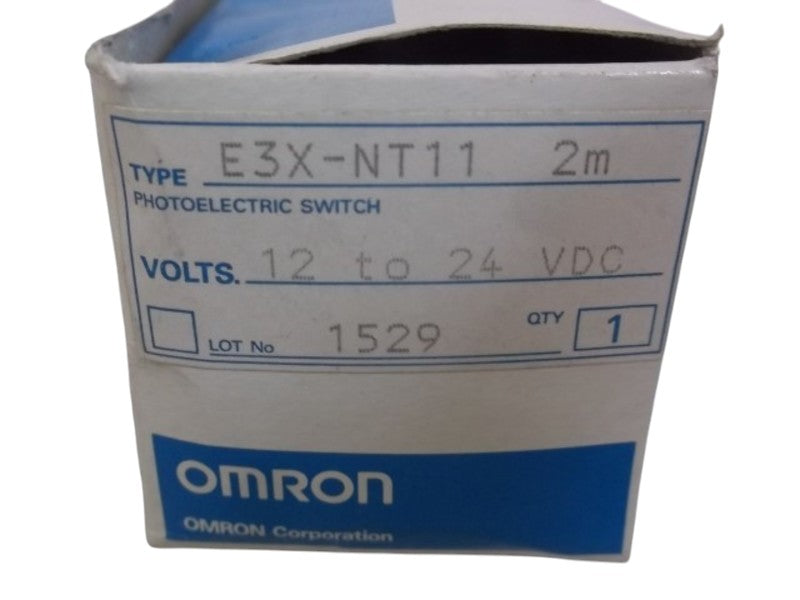OMRON 3X-NT11 PHOTOELECTRIC SENSOR (AS PICTURED)  NSMP