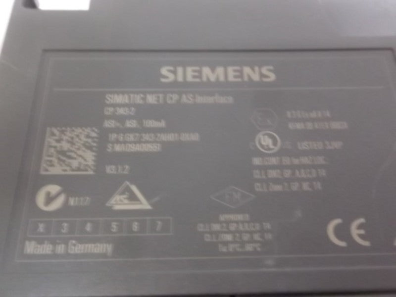 SIEMENS 6ES7-343-2AH01-0XA0 COMMUNICATIONS PROCESSOR  UNMP