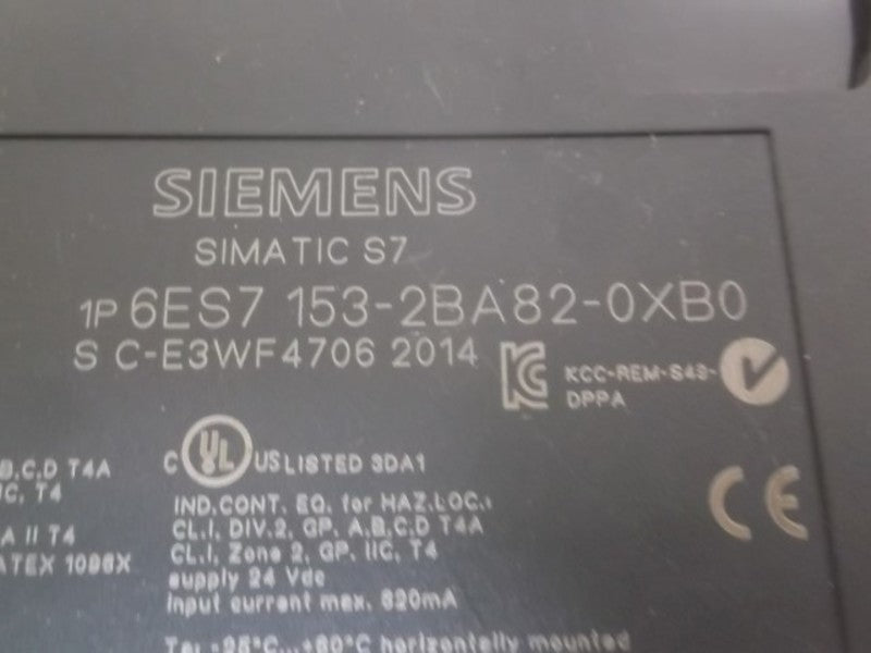 SIEMENS 6ES7-153-2BA82-0XB0 INTERFACE MODULE  UNMP