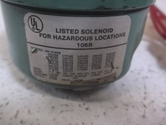ASCO 80174-120 SOLENOID VALVE  UNMP