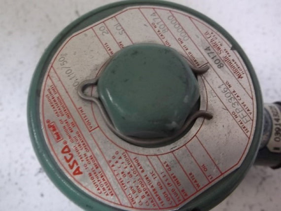 ASCO 80174-120 SOLENOID VALVE  UNMP