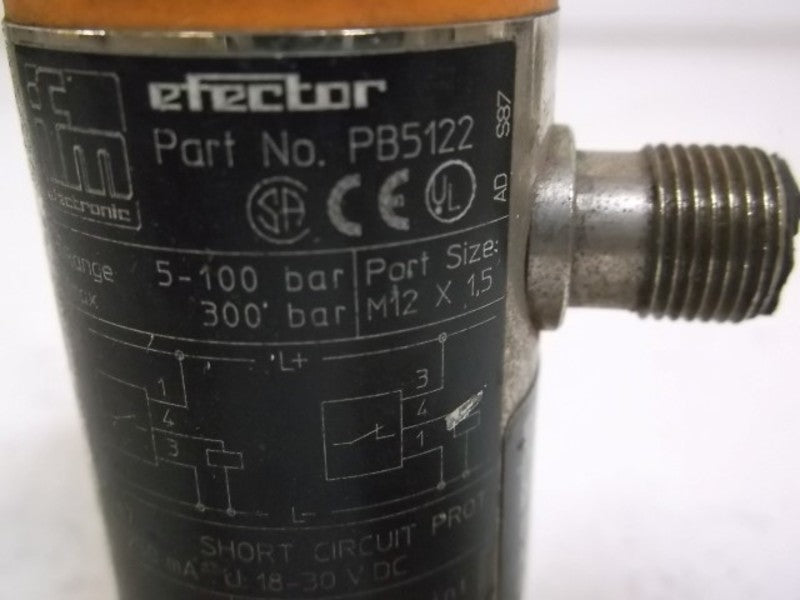 IFM EFECTOR PB5122 PRESSURE MONITOR  UNMP