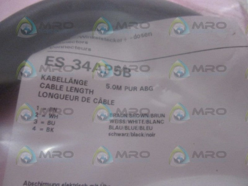 BAUMER ES34AP5B CONNECTOR CABLE  NSMP