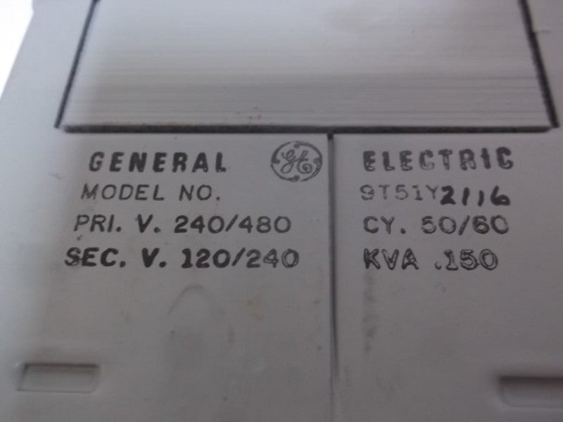 GENERAL ELECTRIC 9T51Y2116 TRANSFORMER UNMP