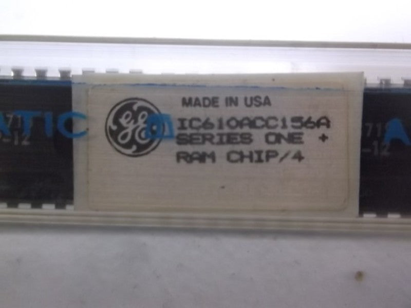 LOT OF 2 GENERAL ELECTRIC IC610ACC156A RAM CHIP NSMP