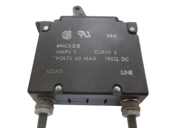 KLIXON 4MC2-2-5 CIRCUIT BREAKER 5AMP  UNMP